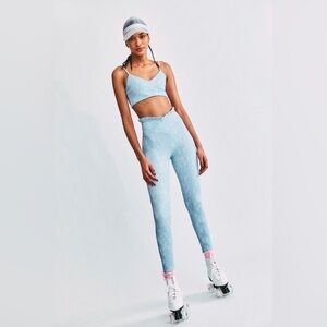 LoveShackFancy Light Blue Leggings Set